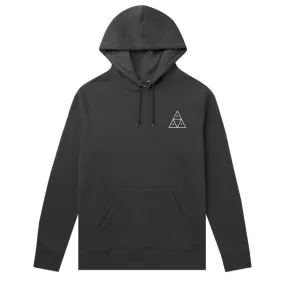 HUF ESSENTIALS TRIPLE TRIANGLE PULLOVER HOODIE // BLACK