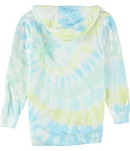 I-N-C Womens Tiedye Hoodie Sweatshirt