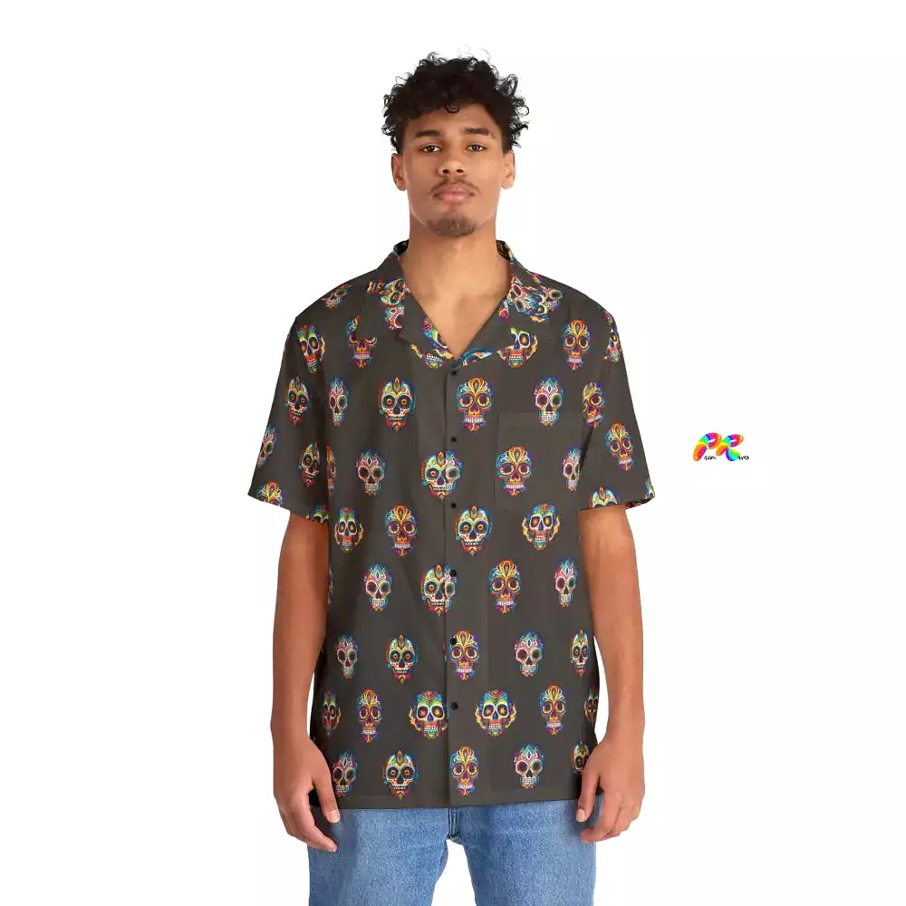 Island Calavera Fiesta Hawaiian Shirt