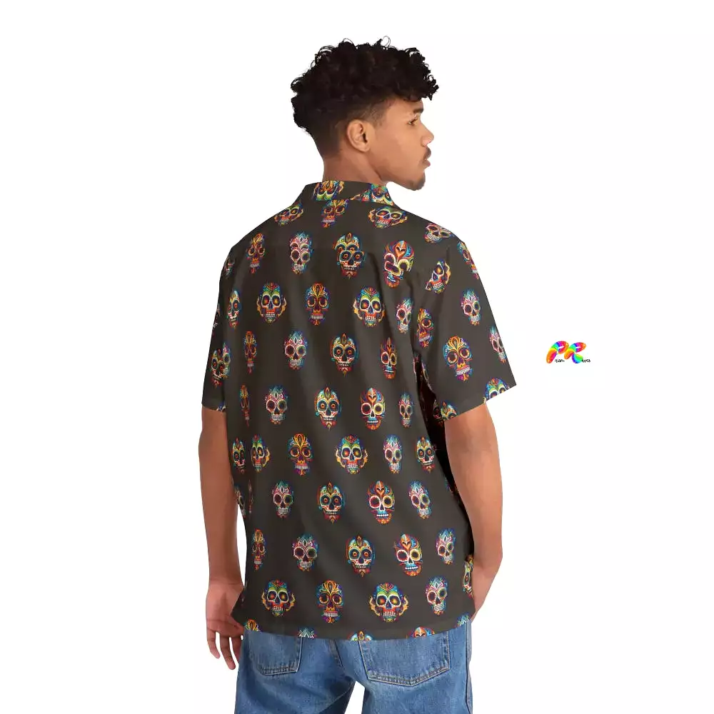 Island Calavera Fiesta Hawaiian Shirt