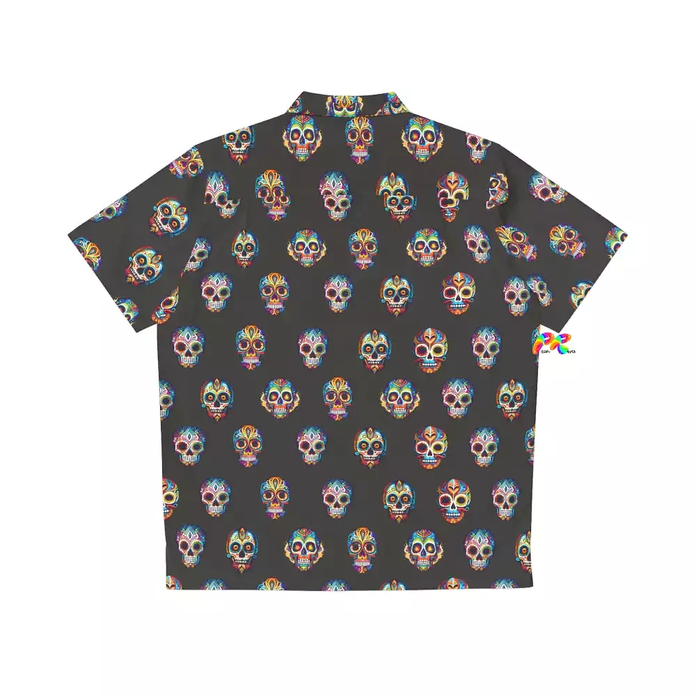 Island Calavera Fiesta Hawaiian Shirt