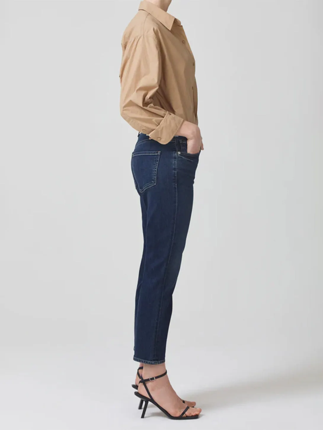 Isola Crop Straight Jean - Courtland