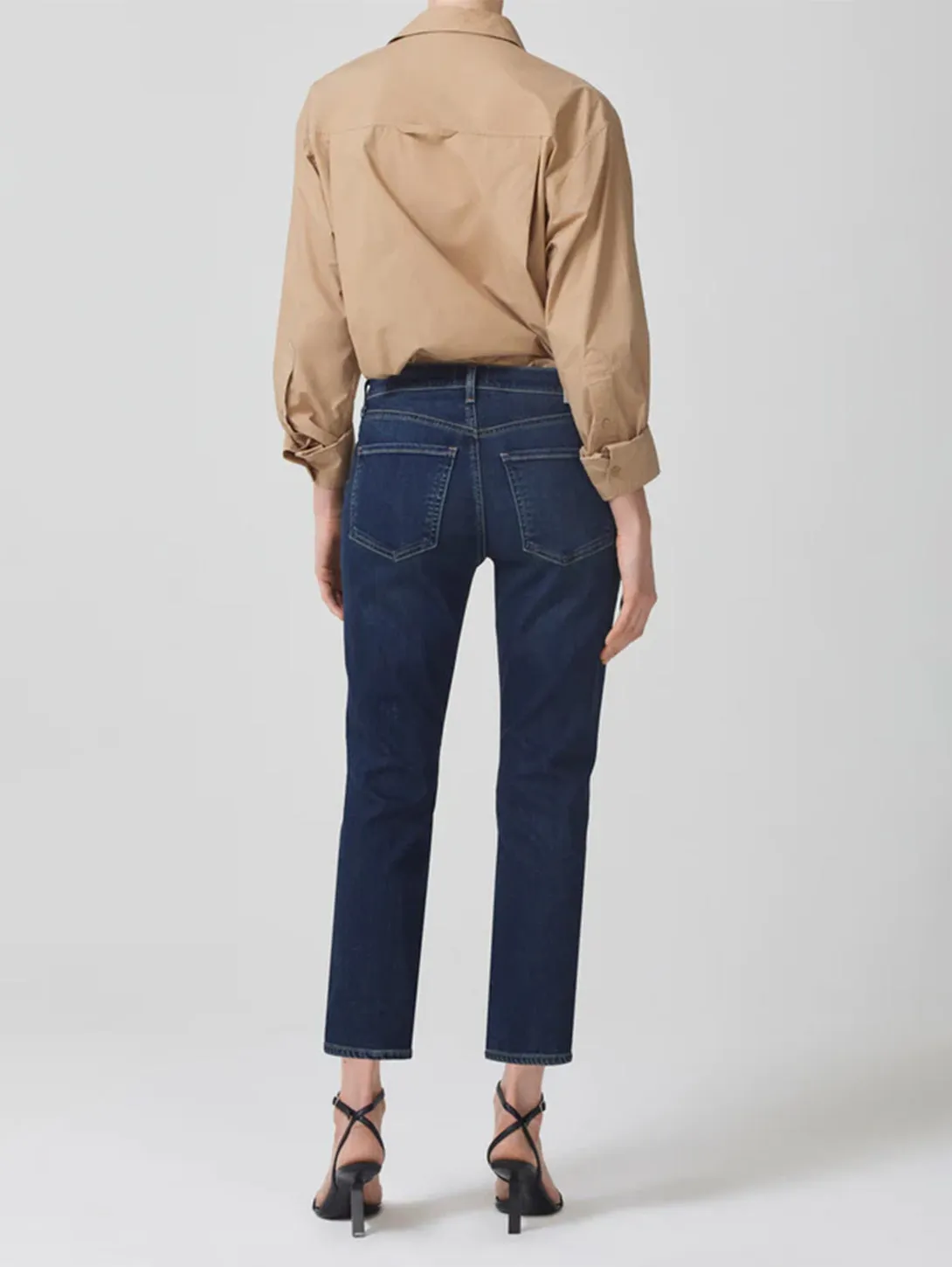 Isola Crop Straight Jean - Courtland