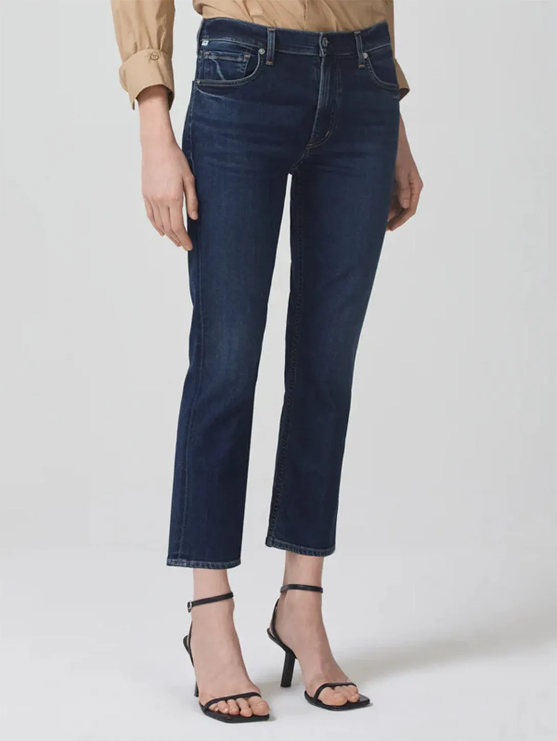 Isola Crop Straight Jean - Courtland