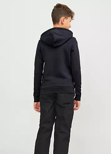 Jack & Jones Junior Logo Print Hoodie | Grattan