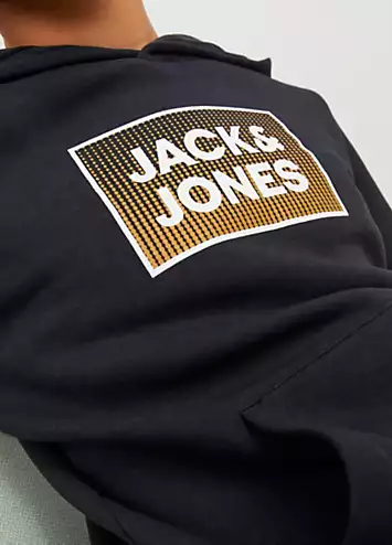 Jack & Jones Junior Logo Print Hoodie | Grattan