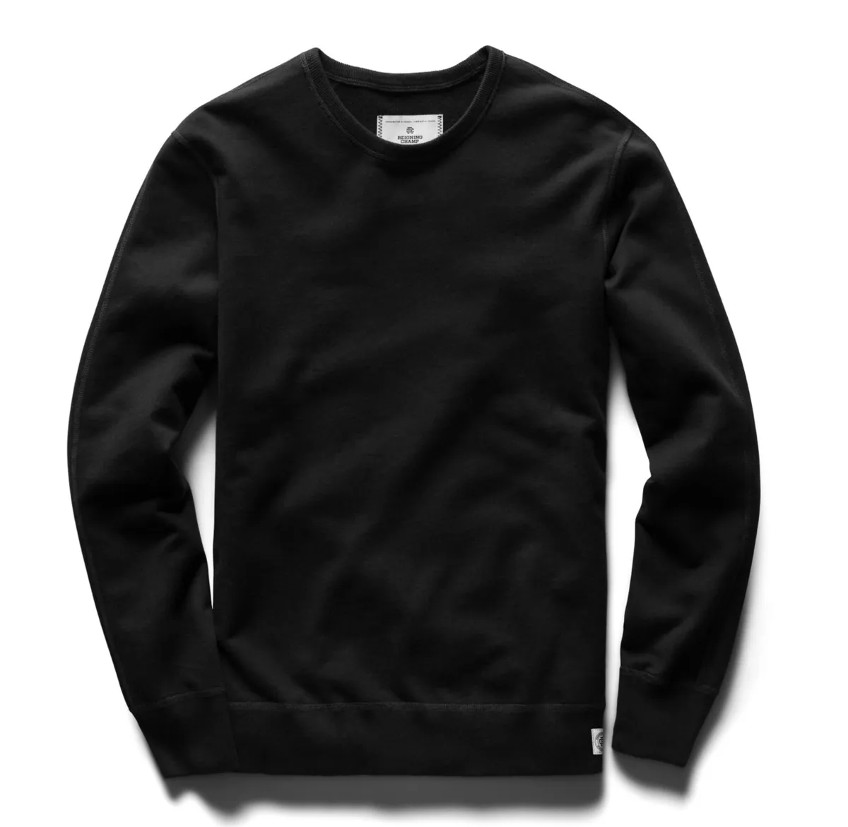 lightweight terry crewneck sweater 