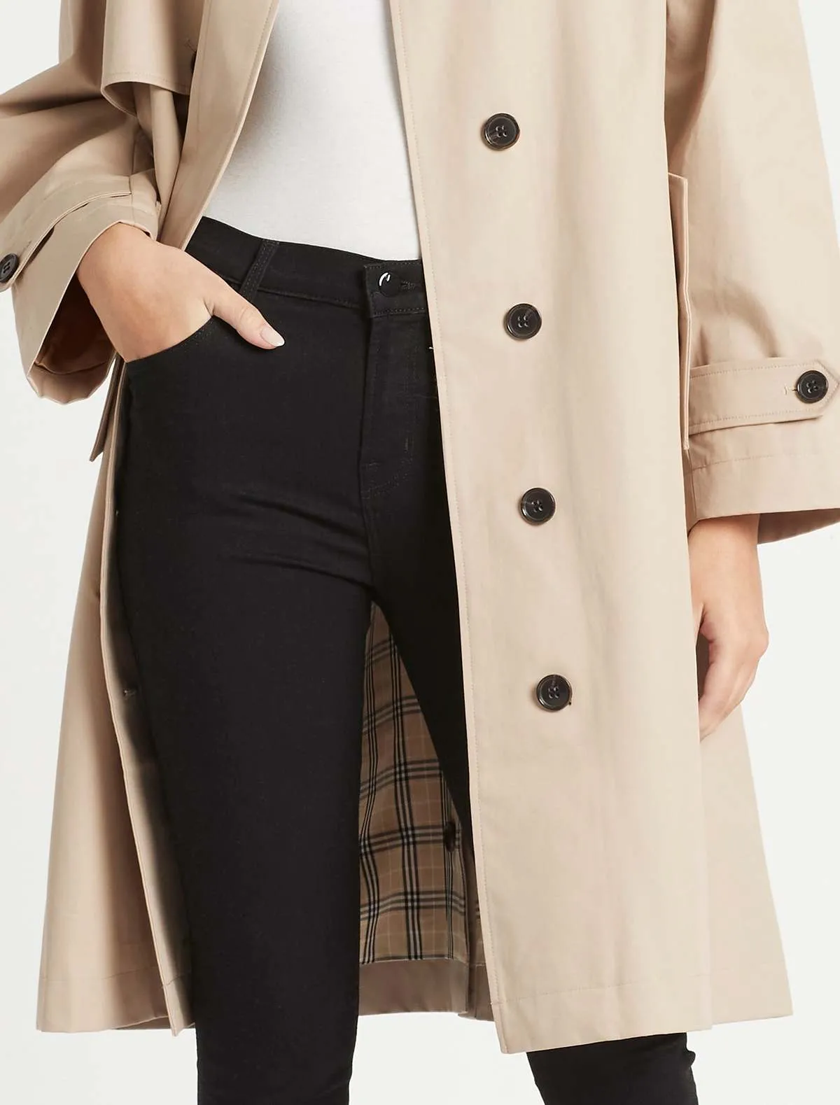 Mac Coat - Khaki Multi