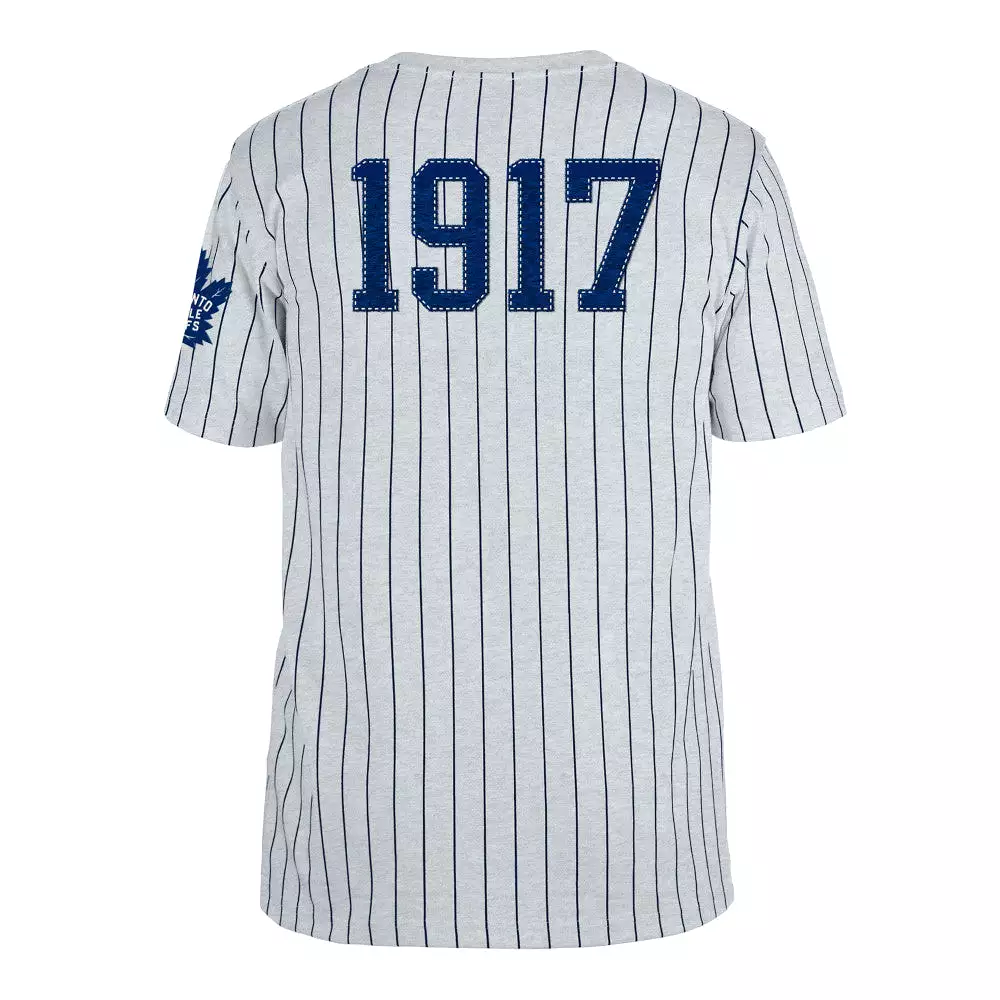 Maple Leafs New Era Men's Pinstripe Jersey Tee