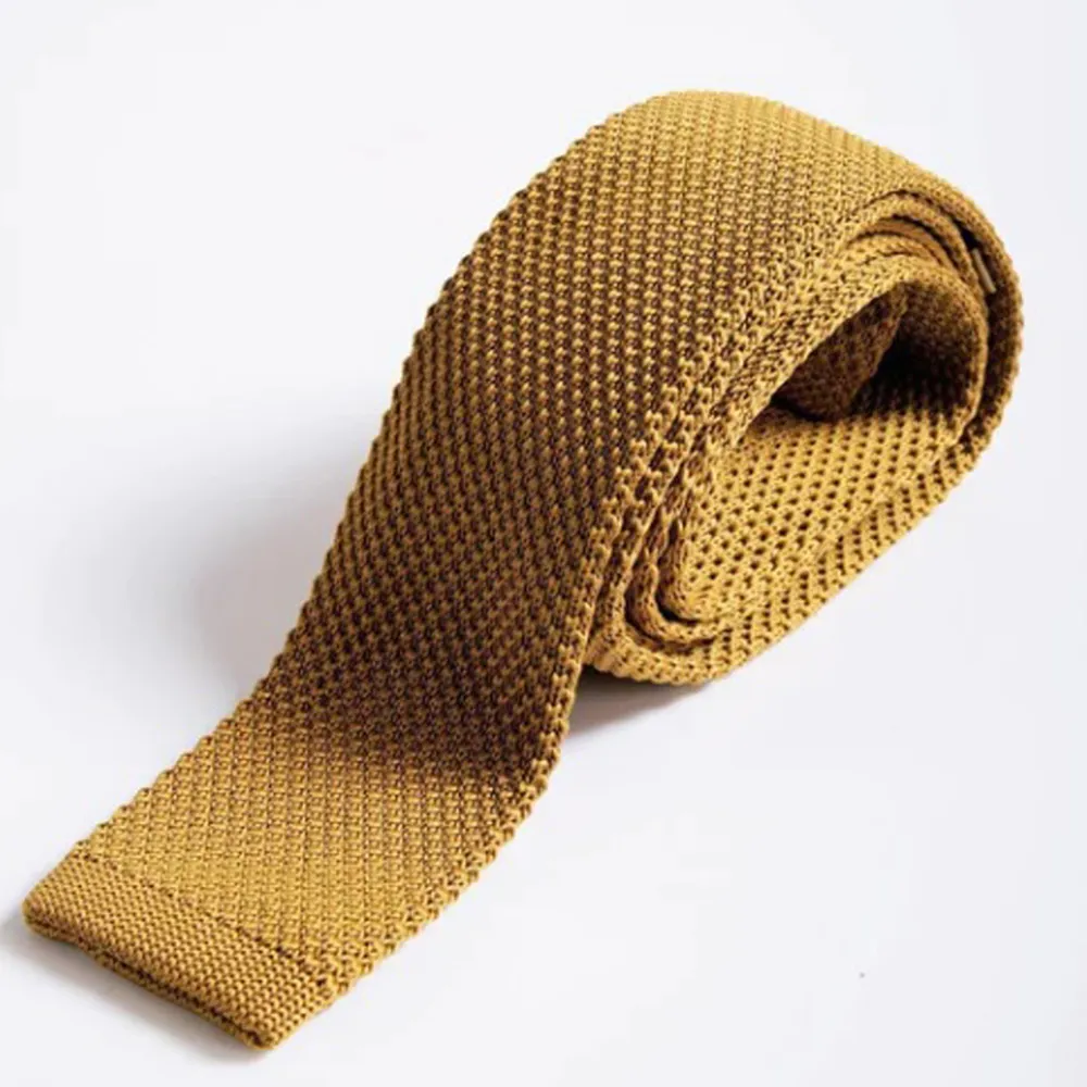 Marc Darcy Golden Tan Smart Knitted Tie