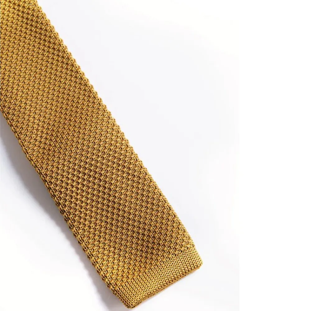 Marc Darcy Golden Tan Smart Knitted Tie