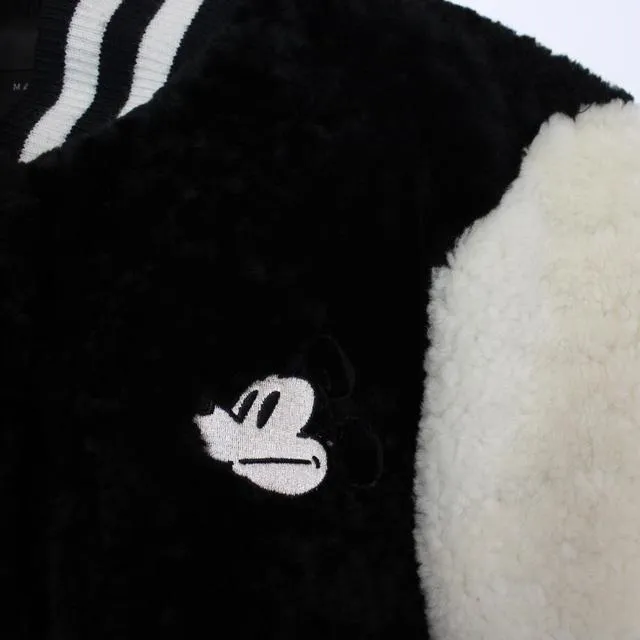 Marc Jacobs x Disney Sherling Fur Varsity Jacket XS