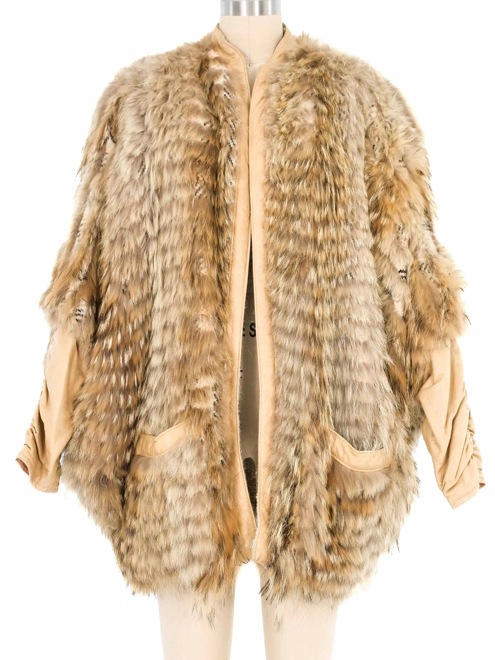 Marilyn Blumer Fur And Tweed Jacket