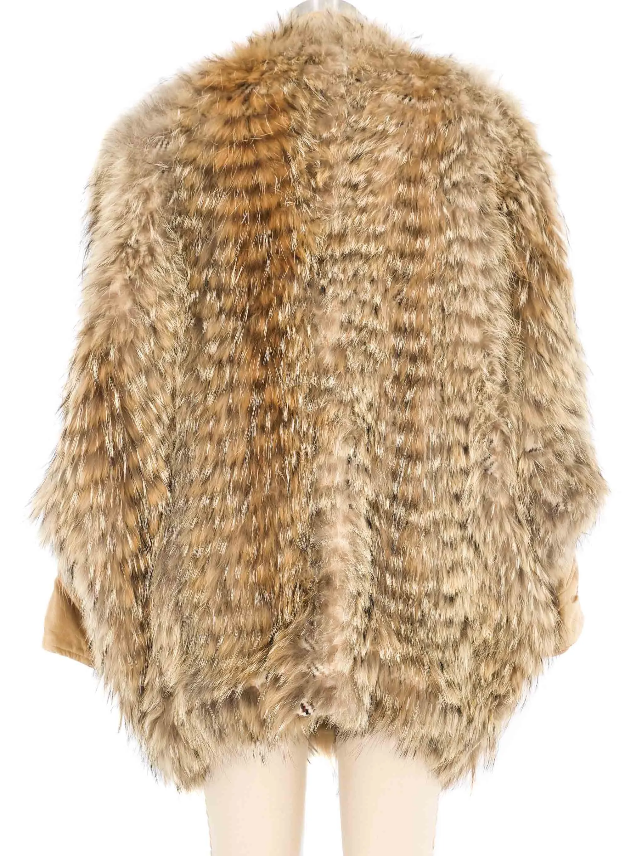 Marilyn Blumer Fur And Tweed Jacket