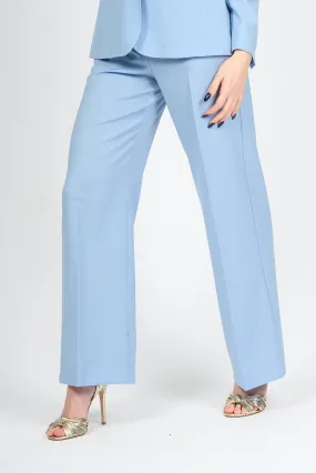 Max Mara Weekend Pantalone Visivo Palazzo Azzurro Donna