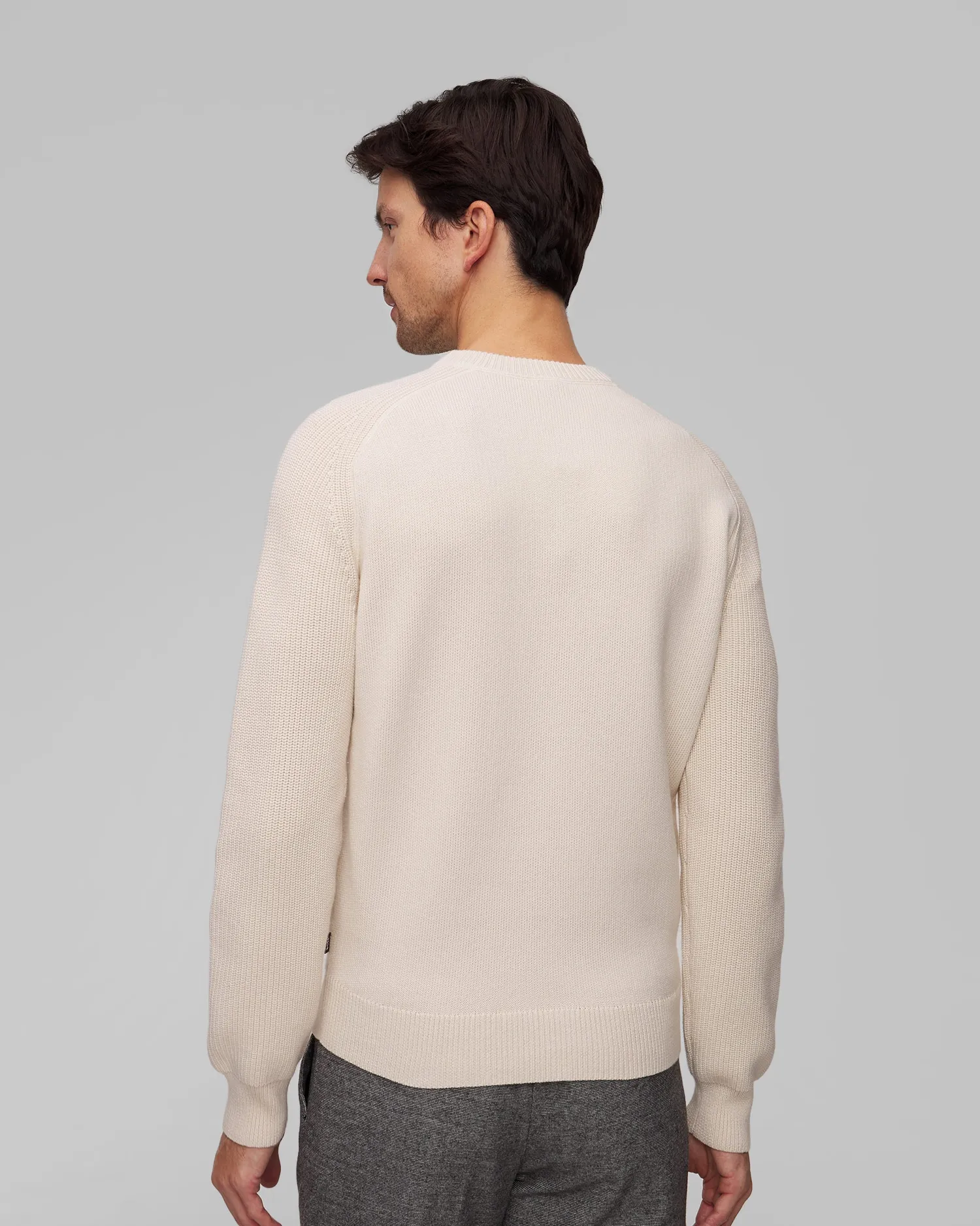 Men’s beige woolen sweater Hugo Boss H-Ematero 50526864-131