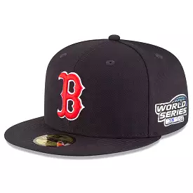 Men's Boston Red Sox New Era Navy 2004 World Series Wool 59FIFTY Fitted Hat