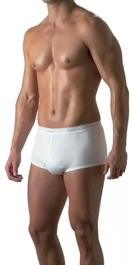 Mens Jockey Y Front Underwear White Brief Undies