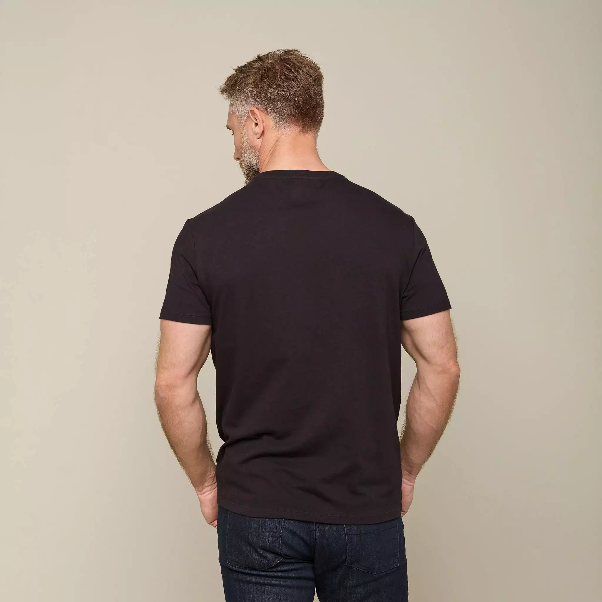 Men's Lucchese Classic Embroidered Tee :: Black