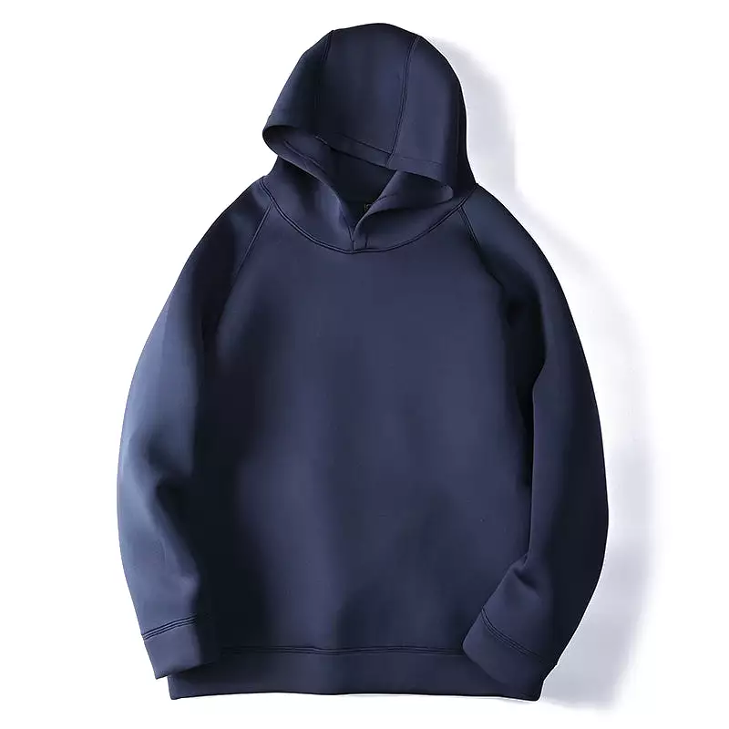 Men's spring new space cotton Scuba hooded pullover loose hoodie jacket