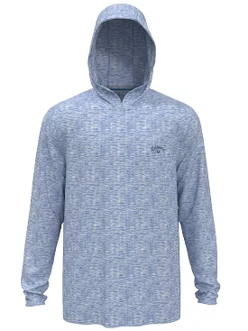 Mens Texture Coastal Hoodie