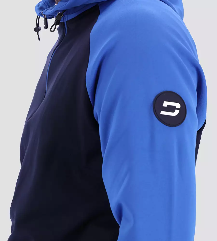 MEN'S TWO TONE HOODIE - NAVY BLUE