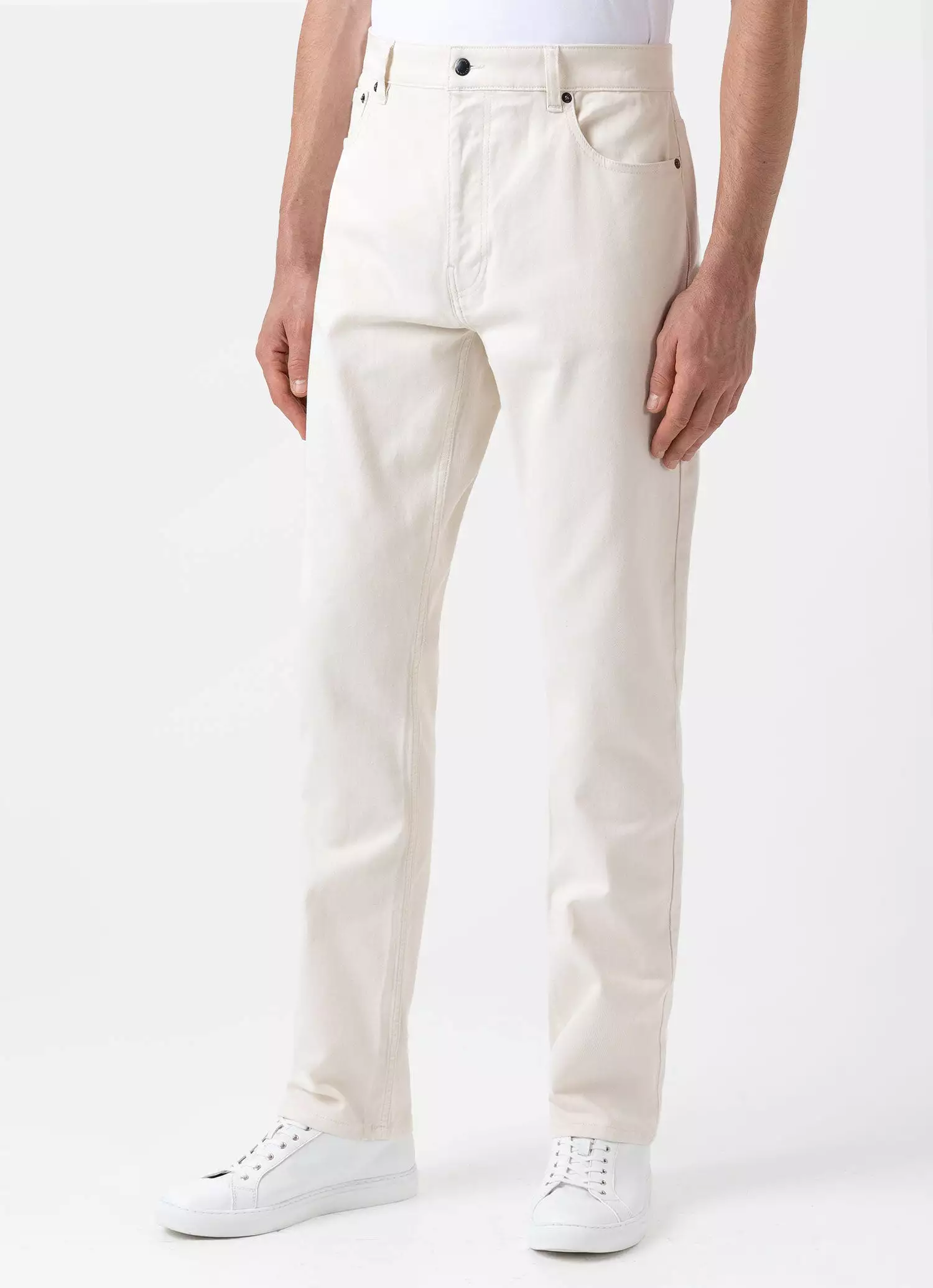 Men's Undyed 5 Pocket Trouser in Undyed