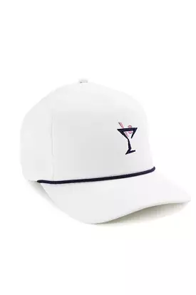 Men's White Performance Rope Hat