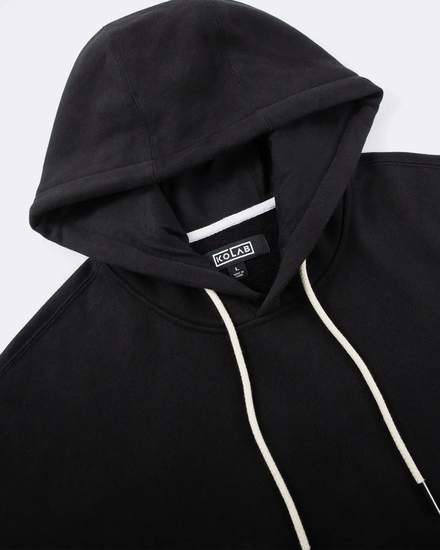 Mixed Fabric Cotton Hoodie