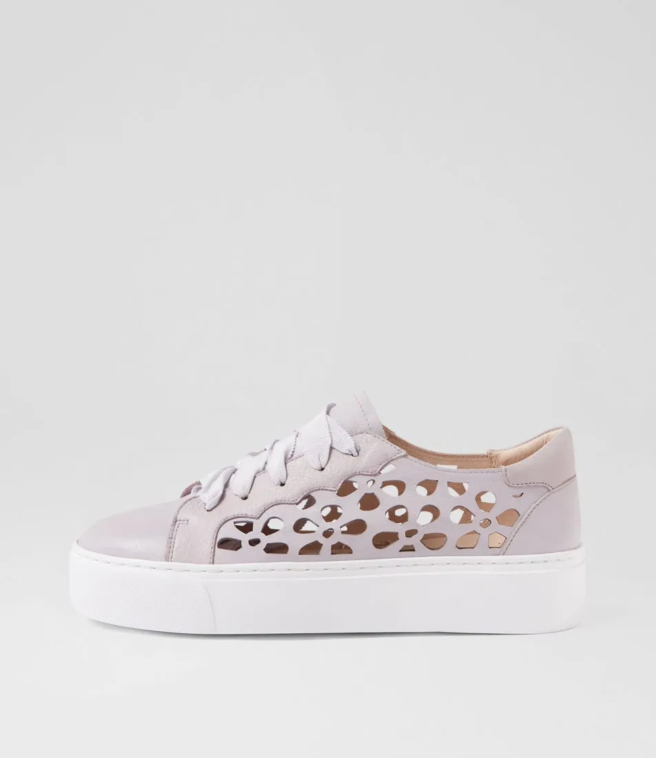 MOLLINI Caisey Lilac Leather Sneakers