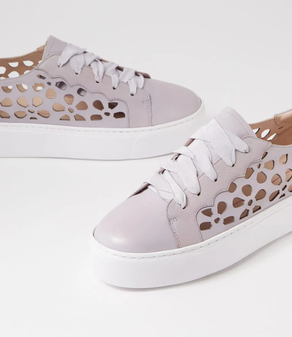 MOLLINI Caisey Lilac Leather Sneakers