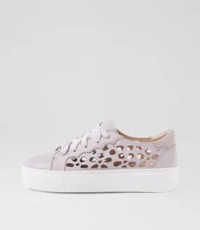 MOLLINI Caisey Lilac Leather Sneakers