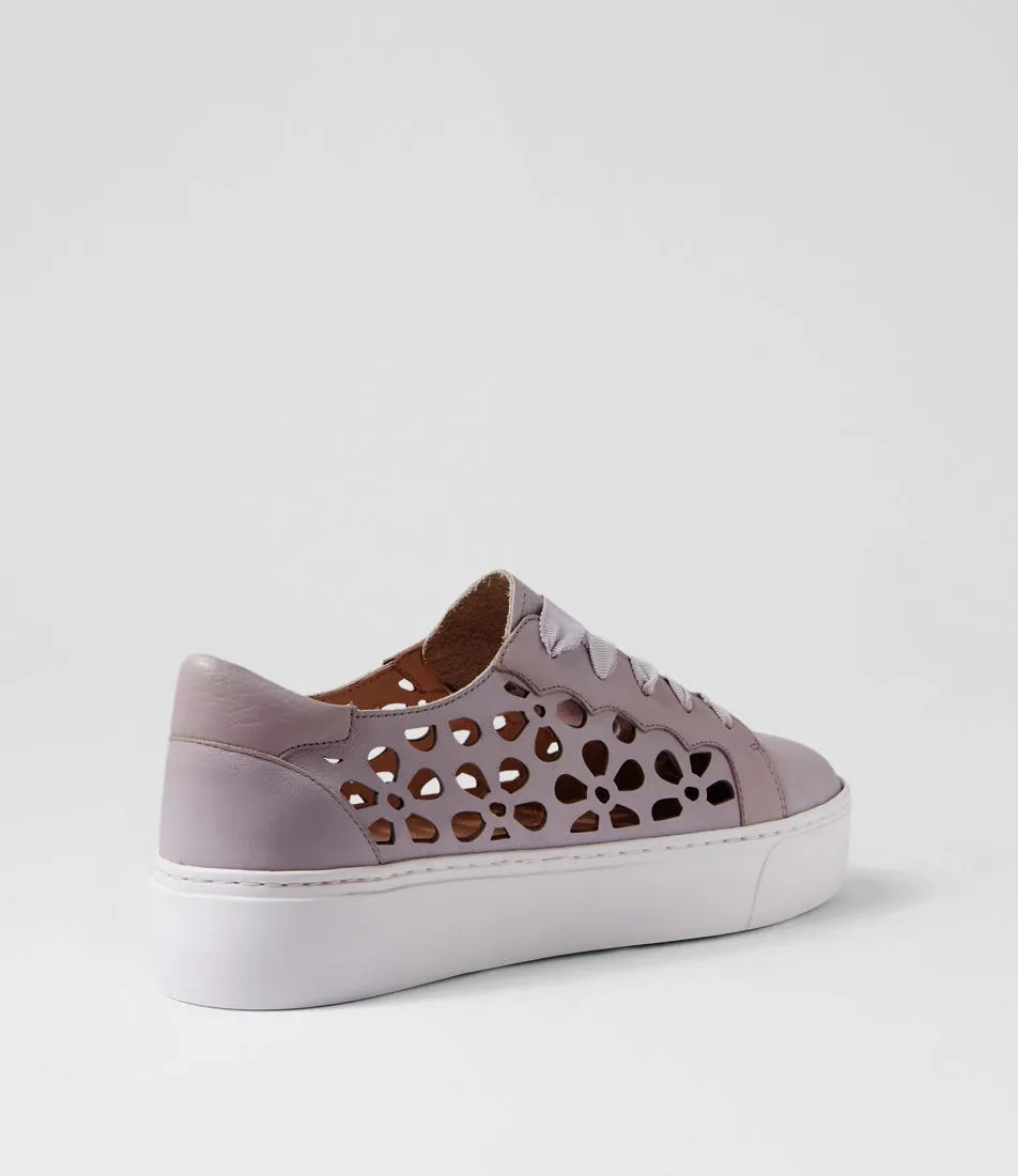 MOLLINI Caisey Lilac Leather Sneakers