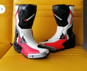 Motorbike Motorcycle Men Leather Racing Sports Shoes Boots MN-056