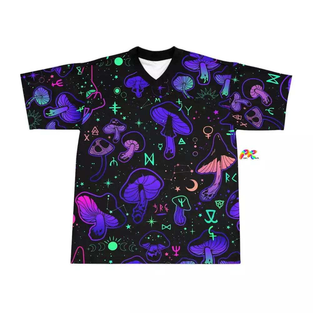 Mushroom Cult Rave Unisex Football Jersey