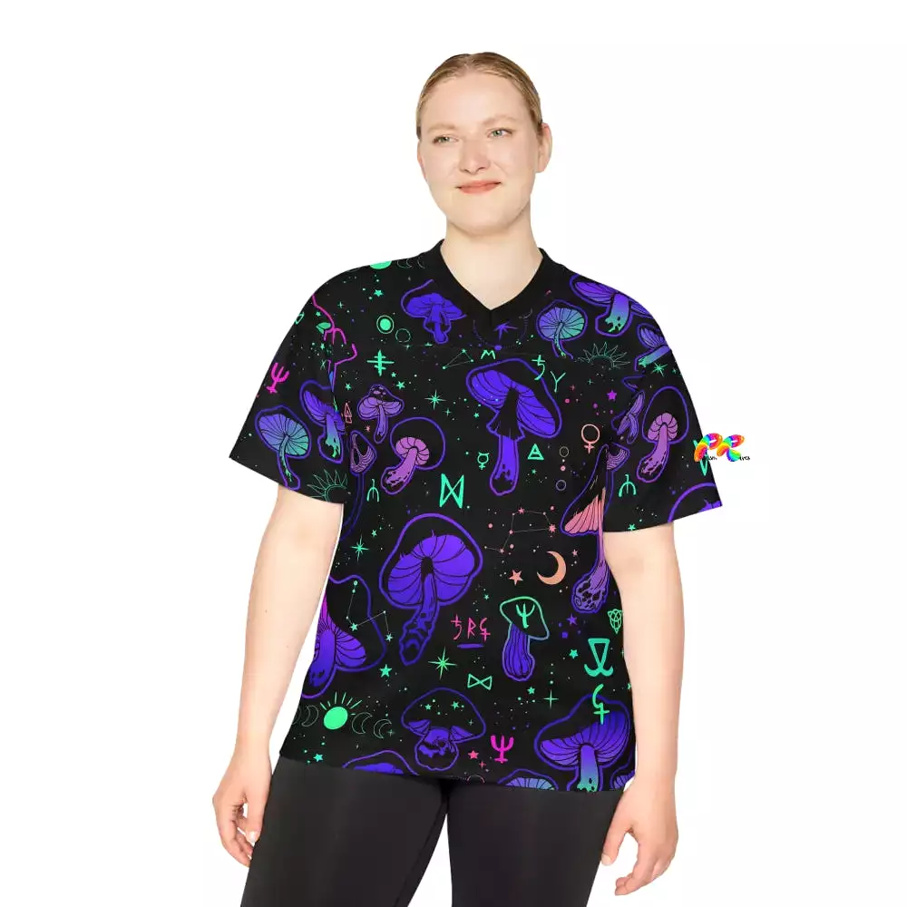 Mushroom Cult Rave Unisex Football Jersey