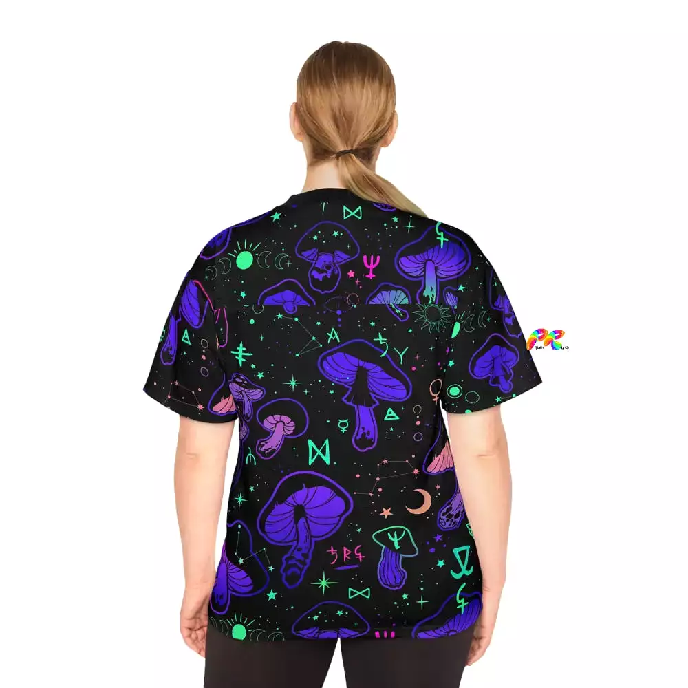 Mushroom Cult Rave Unisex Football Jersey