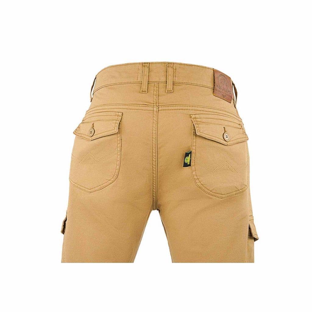 NEO MEN MOTO TWILL CARGO TROUSER REINFORCED WITH ARAMID – BROWN