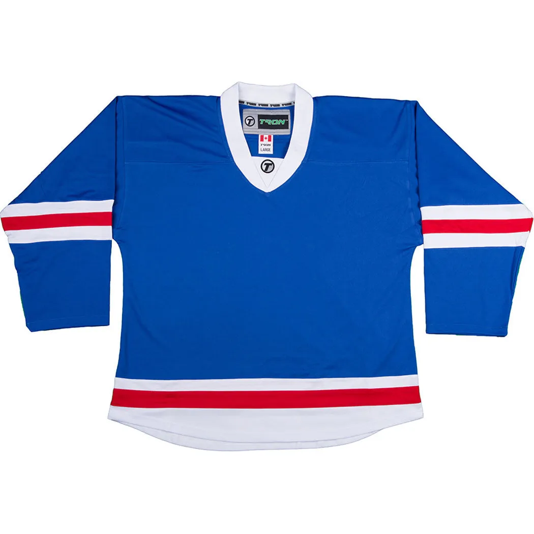 New York Rangers Hockey Jersey - TronX DJ300 Replica Gamewear