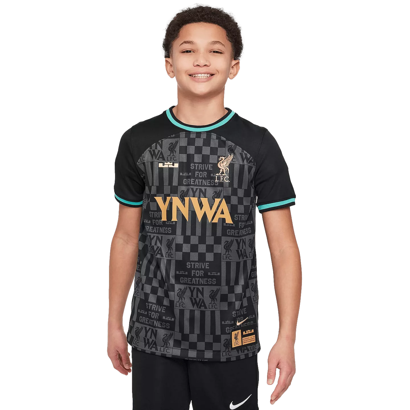 Nike Liverpool x Lebron 23/24 Youth Fourth Jersey