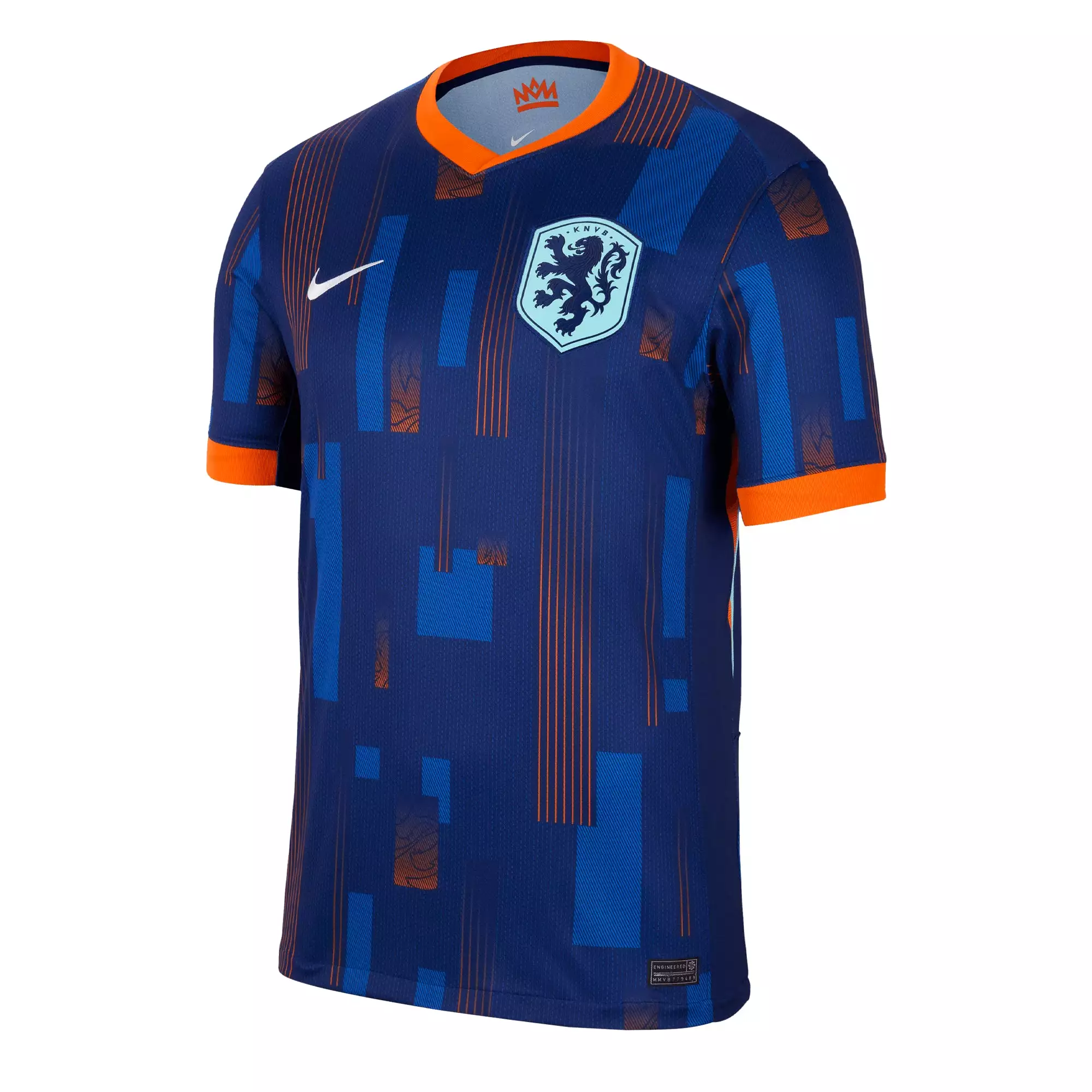 Nike Men's Netherlands 2024/25 Away Jersey Blue Void/Orange