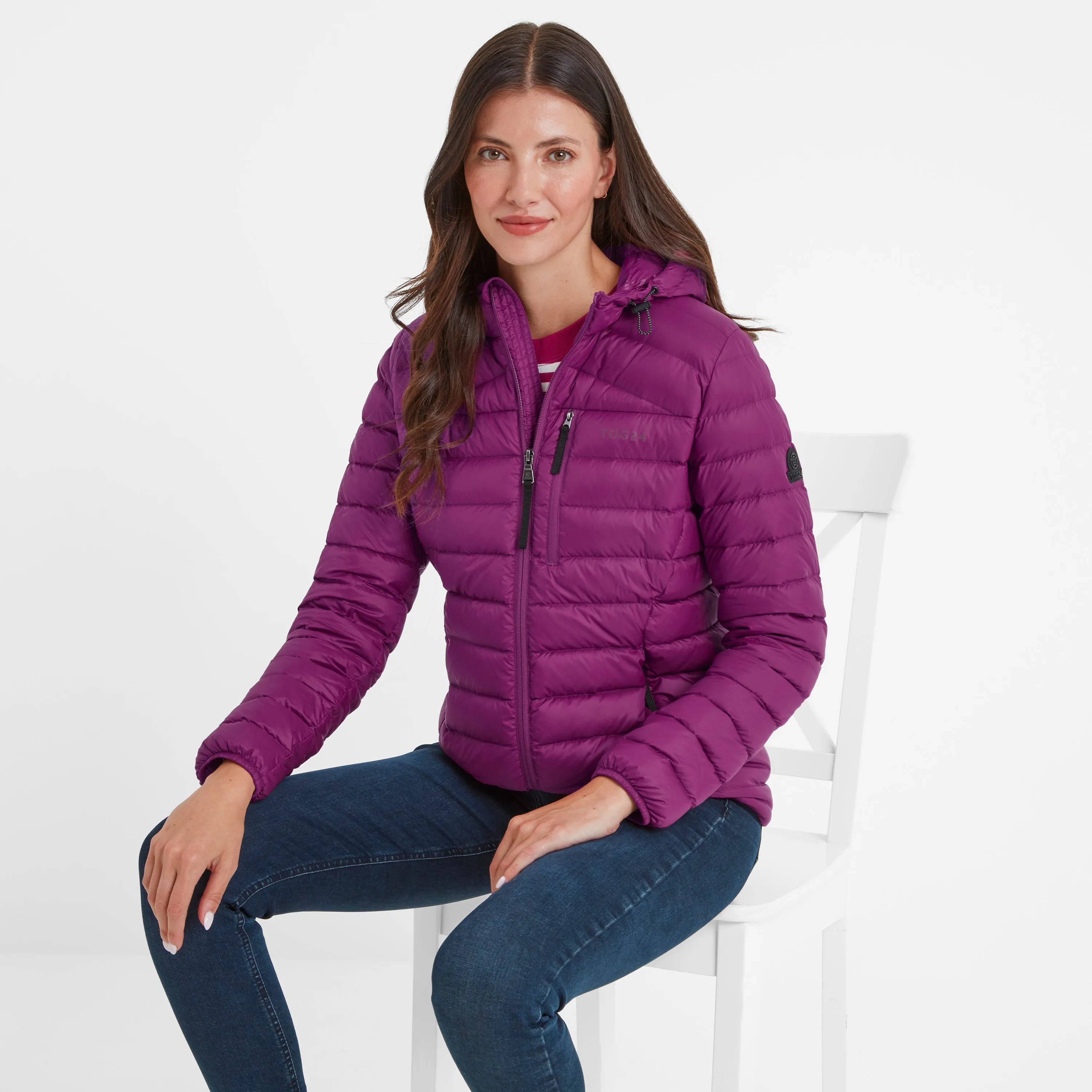 North RDS Womens Hooded Jacket - Purple Berry