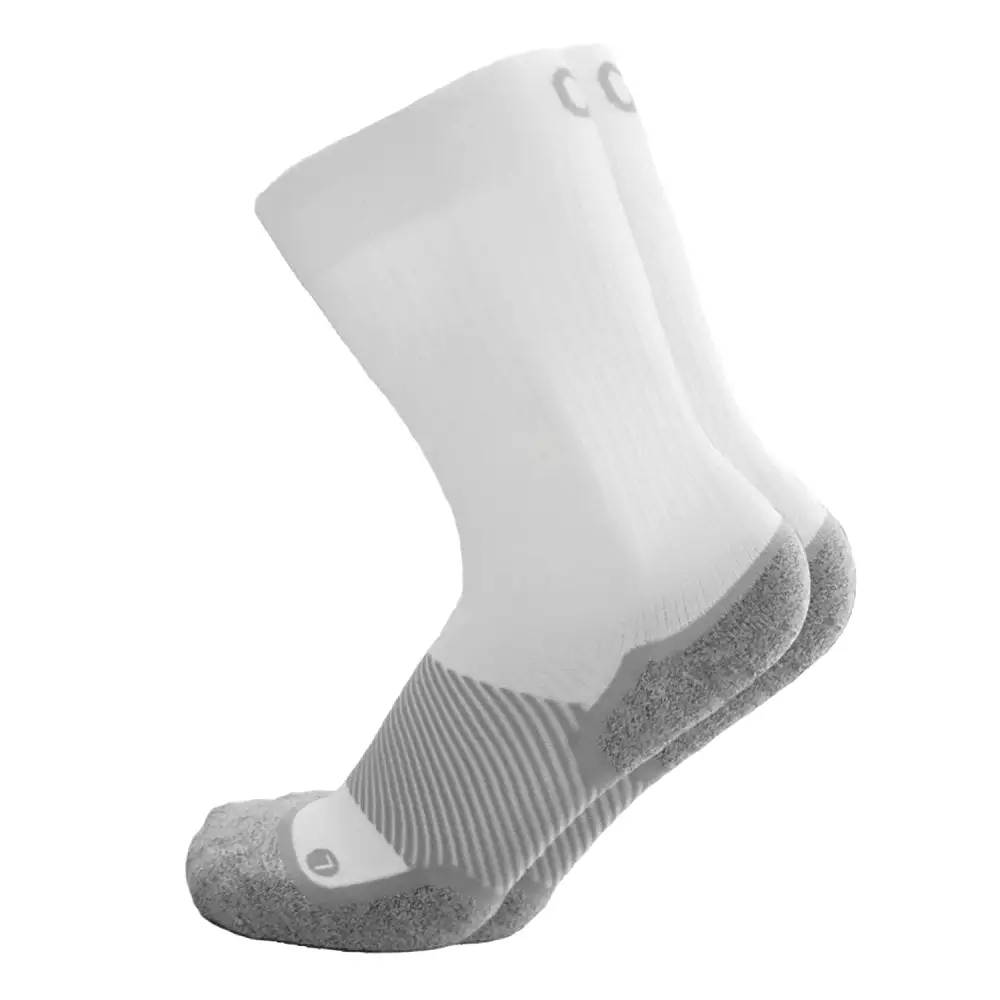 OS1st WP4+ WIDE Wellness Performance Crew Socks - White