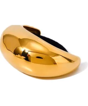 Outofoffice Women's Gold Chrome Hair Tie