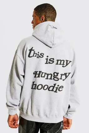 Oversized Man X Archie's Slogan Hoodie | boohooMAN UK