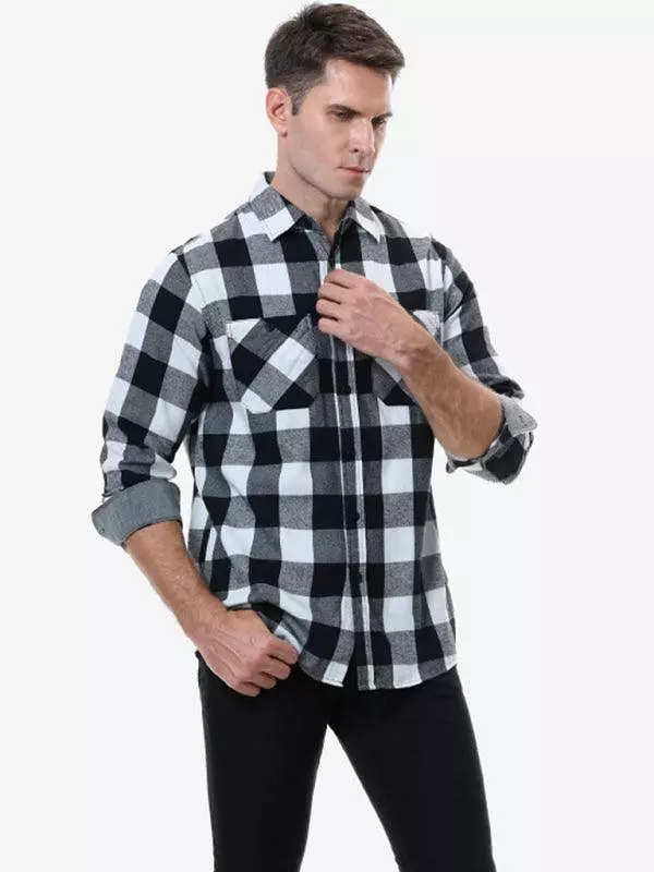 Plaid Checkered Shirt for Men