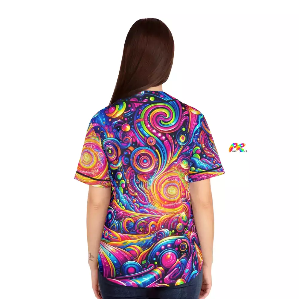 Pride Nebula Women's Baseball Jersey