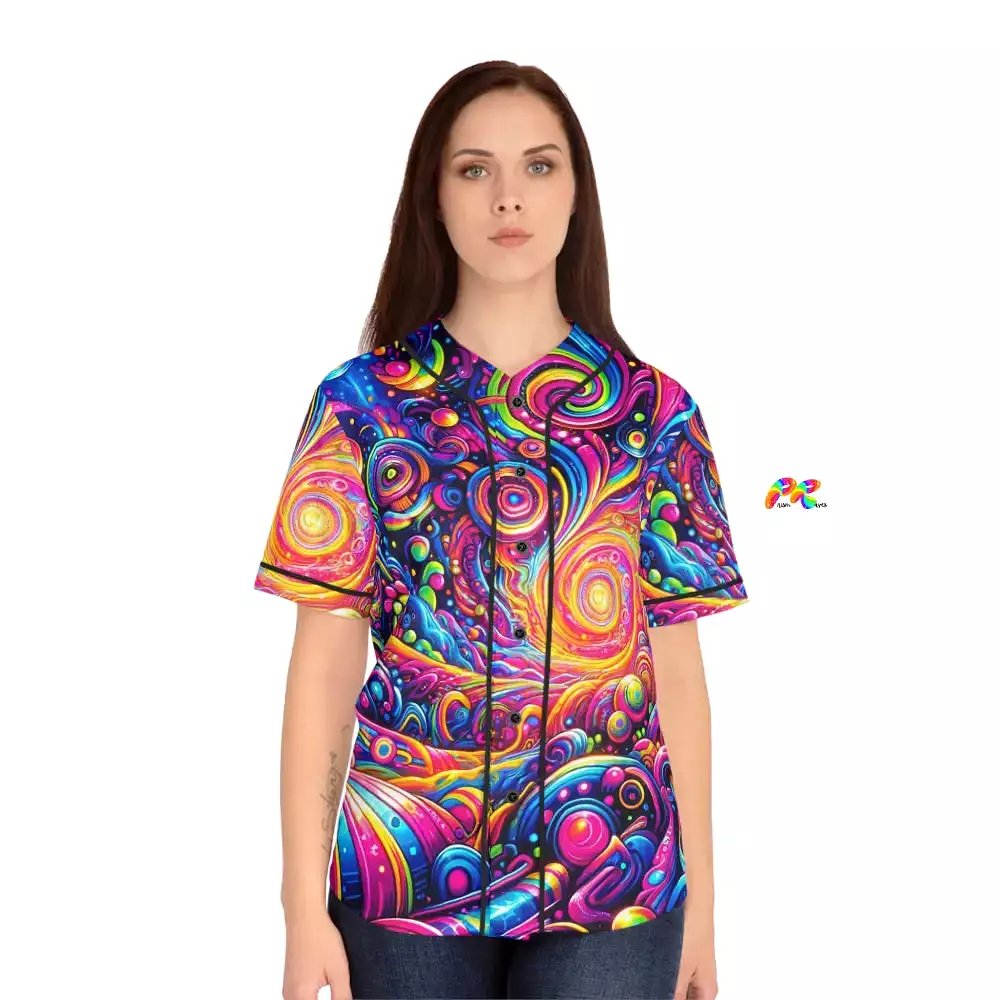 Pride Nebula Women's Baseball Jersey