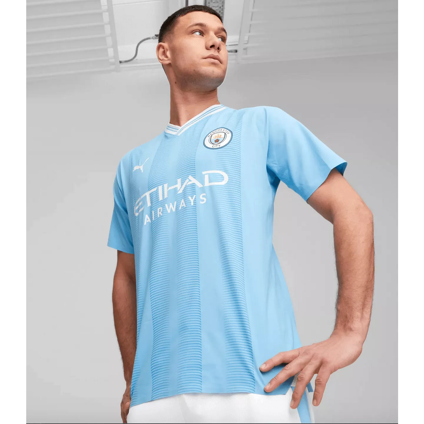 Puma Manchester City 23/24 Authentic Home Jersey