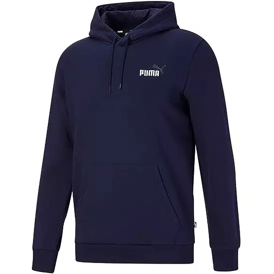 Puma Men's Essentials+ Embroidery Logo Fleece Hoodie